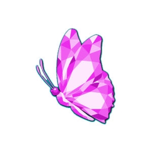 Kunzite Butterfly